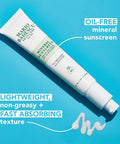 Mario Badescu Mineral Sunscreen SPF 30 for All Skin Types | Reef Safe, Oil-Free Moisturizer Formulated with Zinc Oxide, Hyaluronic Acid & Antioxidants | 1.5 Fl Oz