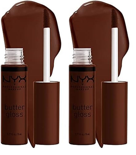 NYX PROFESSIONAL MAKEUP Butter Gloss, Non-Sticky Lip Gloss - Madeleine (Mid-Tone Nude)