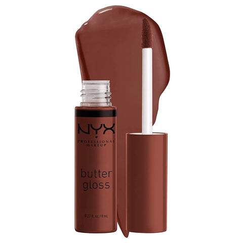 NYX PROFESSIONAL MAKEUP Butter Gloss, Non-Sticky Lip Gloss - Madeleine (Mid-Tone Nude)