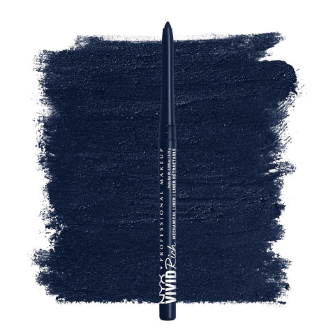 NYX PROFESSIONAL MAKEUP Mechanical Eye Pencil,Vivid Rich Mechanical, Creamy Retractable Eyeliner - Always Onyx, Black Eyeliner