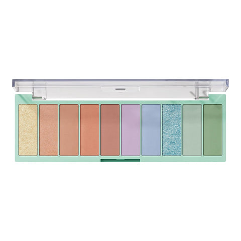 Perfect 10 Eyeshadow Palette, Ten Ultra-Pigmented Bright Shades