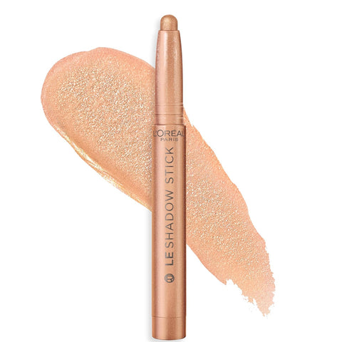 Makeup Paradise Le Shadow Stick Eyeshadow, Blendable, Smudge-Resistant, Cream Eyeshadow, 115 Twinkly Rose (Shimmering Champagne), 0.05 Oz