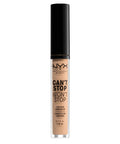 NYX PROFESSIONAL MAKEUP Can'T Stop Won'T Stop Contour Concealer, 24H Full Coverage Matte Finish - Natural