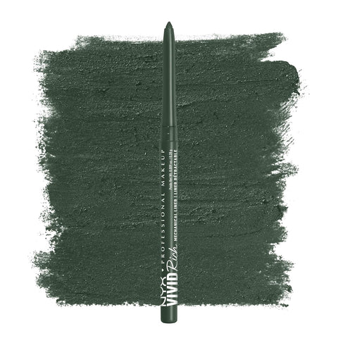 NYX PROFESSIONAL MAKEUP Mechanical Eye Pencil,Vivid Rich Mechanical, Creamy Retractable Eyeliner - Always Onyx, Black Eyeliner