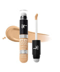 IT Cosmetics Bye Bye Dark Spots Concealer + Brightening Serum – 2% Niacinamide, Hyaluronic Acid & Caffeine - Medium Coverage, Natural Finish, All Skin Types - 0.22 Fl Oz