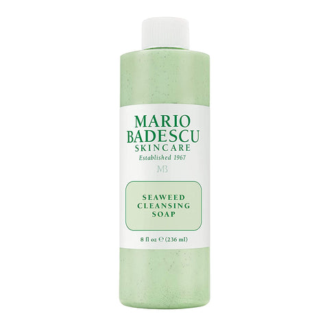 Mario Badescu Seaweed Cleansing Soap for All Skin Types |Creamy Cleanser That Gently Exfoliates |Formulated with Seaweed Grains & Bladderwrack Extract