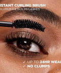 L’Oreal Paris Makeup Voluminous Mascara Original, Curved Brush Lifts & Builds Lashes up to 5X Volume, Clump Free, Smudge Free, Black Brown, 0.28 Fl Oz