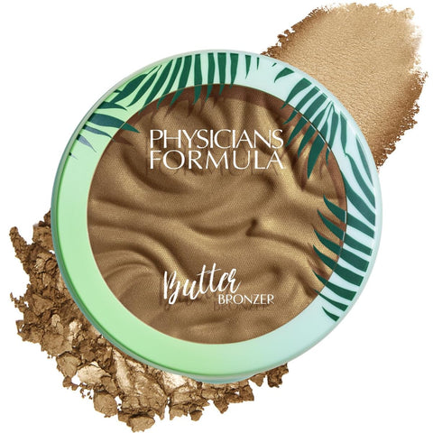 Physicians Formula Murumuru Butter Bronzer, Moisturizing, Nourishing Murumuru Butter for Silky Glow, Dermatologist Tested, Hypoallergenic, Vegan & Cruelty-Free - Light Bronzer