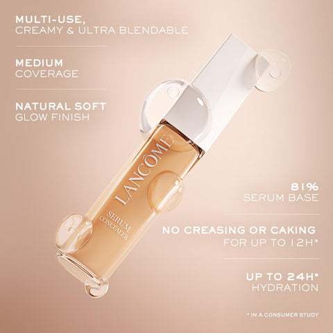 Lancôme Teint Idole Ultra Wear Care & Glow Serum Concealer - Medium Buildable Coverage & Natural Glow Finish - up to 24H Hydration