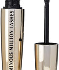 L’Oreal Paris Makeup Voluminous Million Lashes Mascara, Volumizing Collagen Infused Eye Makeup, Amplifying Mascara Brush, Washable, Black Brown, 0.3 Fl Oz., 1 Count