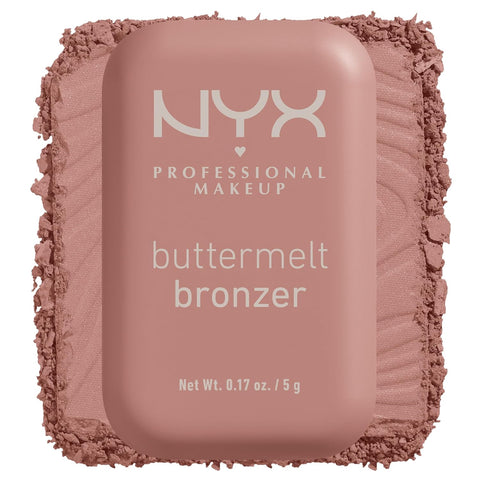 NYX PROFESSIONAL MAKEUP Matte Buttermelt Bronzer, Longwear Face Makeup with up to 12 Hours of Wear, Vegan Formula - Butta Biscuit