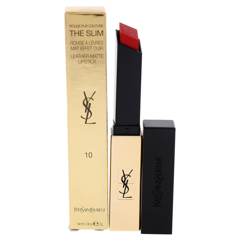 Yves Saint Laurent Rouge Pur Couture the Slim Matte Lipstick - 10 Corail Antino Women 0.08 Oz