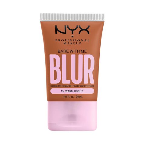 NYX PROFESSIONAL MAKEUP Bare with Me Blur Skin Tint Foundation Make up with Matcha, Glycerin & Niacinamide - Light Neutral