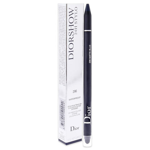 Christian Dior Diorshow 24H Stylo Waterproof Eyeliner - 296 Matte Blue Women 0.01 Oz