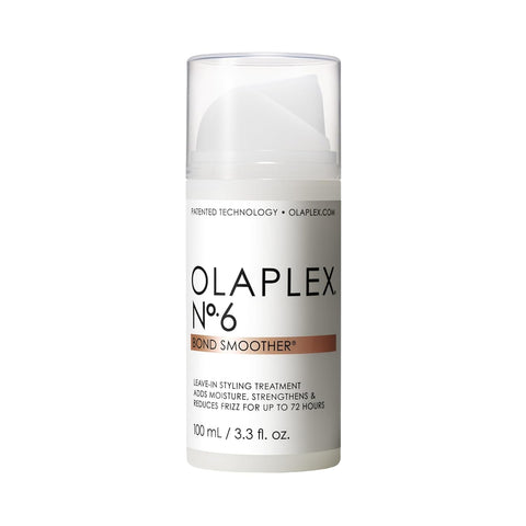 Olaplex No. 6 Bond Smoother, Leave-In Styling Hair Cream Treatment, Smooths, Conditions, & Strengthens, Frizz Control for up to 72 Hours, for All Hair Types, 3.3 Fl Oz