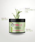 Mielle Organics Rosemary Mint Strengthening Hair Masque, Essential Oil & Biotin Deep Treatment, Miracle Repair for Dry, Damaged, & Frizzy Hair, 12 Ounces