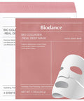 BIODANCE Bio-Collagen Real Deep Mask, Hydrating Overnight Hydrogel Mask, Pore Minimizing, Elasticity Improvement, 34G X4Ea