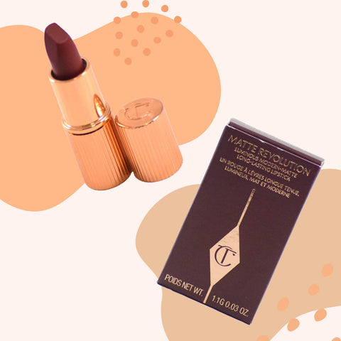 CHARLOTTE TILBURY Matte Revolution Luminous Modern-Matte Long-Lasting Lipstick Mini Travel Size Charm - Walk of No Shame