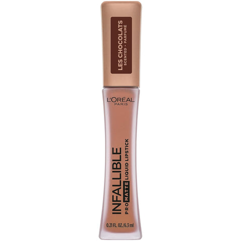 Cosmetics Infallible Pro Matte Les Chocolats Scented Liquid Lipstick, Sweet Tooth, 0.21 Fluid Ounce