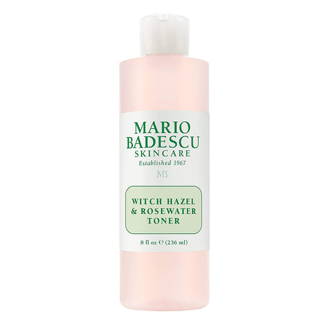 Mario Badescu Alcohol Free Witch Hazel Facial Toner for Aging Skin, Infused with Lavender/Rose Water and Aloe Vera, Face Toner for Combination or Dry Skin, 8 Fl Oz