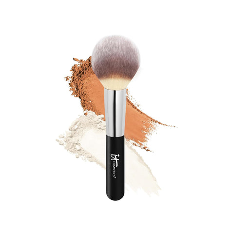 IT Cosmetics Heavenly Luxe Wand Ball Powder Brush #8 - for Face Powder Foundation - Poreless, Flawless Application - Soft Bristles