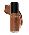 Milani Conceal + Perfect 2-In-1 Foundation + Concealer - Creamy Vanilla (1 Fl. Oz.) Cruelty-Free Liquid Foundation - Cover Under-Eye Circles, Blemishes & Skin Discoloration for a Flawless Complexion