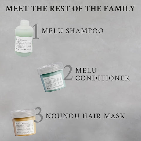 Davines MELU Shampoo, Anti-Breakage Cleansing for Long or Damaged Hair