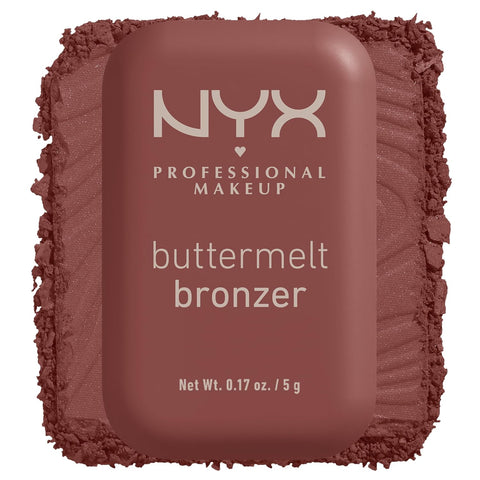 NYX PROFESSIONAL MAKEUP Matte Buttermelt Bronzer, Longwear Face Makeup with up to 12 Hours of Wear, Vegan Formula - Butta Biscuit