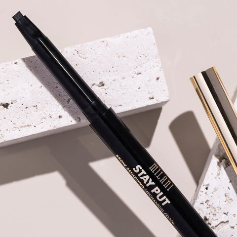 Milani Stay Put Brow Sculpting Mechanical Pencil - Medium Brown (0.01 Ounce) Cruelty-Free Long-Lasting Eyebrow Pencil That Defines and Shapes Brows