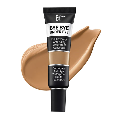 IT Cosmetics Bye Bye under Eye Full Coverage Concealer - for Dark Circles, Fine Lines, Redness & Discoloration - Waterproof - Anti-Aging - Natural Finish – 0.4 Fl Oz