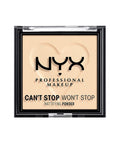 NYX PROFESSIONAL MAKEUP Can'T Stop Won'T Stop Mattifying Pressed Powder - Light