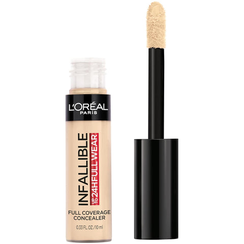 Makeup Infallible Full Wear Waterproof Matte Concealer, Full Coverage, Porcelain, 0.33 Fl. Oz.