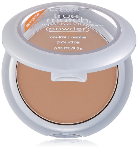 True Match Super Blendable Oil Free Foundation Powder, W2 Light, 0.33 Oz, Packaging May Vary