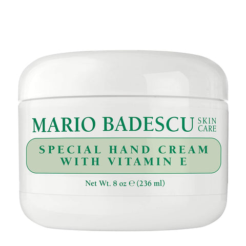 Mario Badescu Hand Cream with Vitamin E for Dry Cracked Hands, Moisturizing, Light and Fast-Absorbing, Ideal for All Skin Types