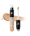 IT Cosmetics Bye Bye Dark Spots Concealer + Brightening Serum – 2% Niacinamide, Hyaluronic Acid & Caffeine - Medium Coverage, Natural Finish, All Skin Types - 0.22 Fl Oz