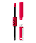 NYX PROFESSIONAL MAKEUP Shine Loud, Long-Lasting Liquid Lipstick with Clear Lip Gloss - Make It Work (Cool-Toned Plum)