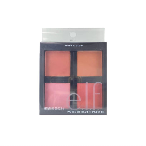 Cosmetics Powder Blush Palette, Four Blush Shades for Beautiful, Long-Lasting Pigment, Light