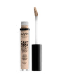 NYX PROFESSIONAL MAKEUP Can'T Stop Won'T Stop Contour Concealer, 24H Full Coverage Matte Finish - Natural