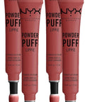 NYX PROFESSIONAL MAKEUP Powder Puff Lippie Lip Cream, Liquid Lipstick - Squad Goals (Tea Rose Pink)