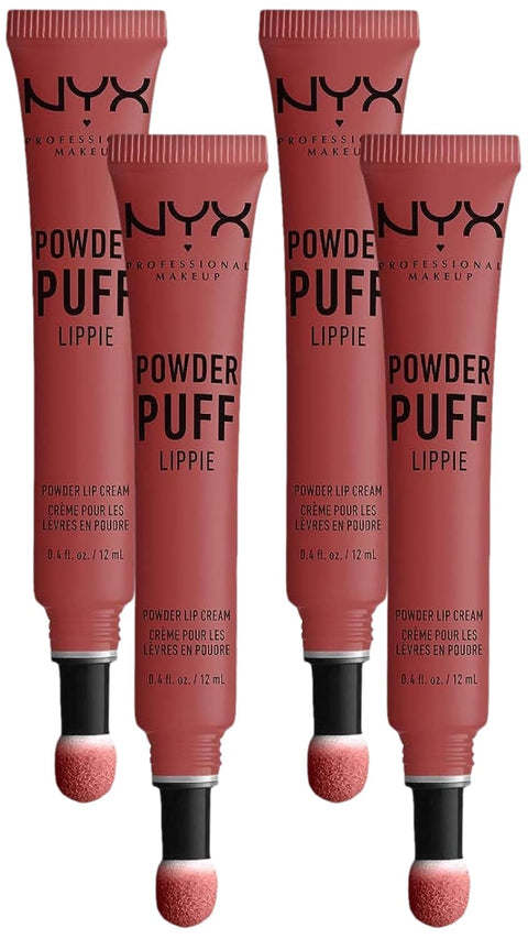 NYX PROFESSIONAL MAKEUP Powder Puff Lippie Lip Cream, Liquid Lipstick - Squad Goals (Tea Rose Pink)