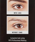 NYX PROFESSIONAL MAKEUP Tinted Eyebrow Mascara, Brunette