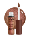 NYX PROFESSIONAL MAKEUP Butter Gloss, Non-Sticky Lip Gloss - Madeleine (Mid-Tone Nude)