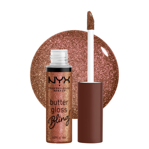 NYX PROFESSIONAL MAKEUP Butter Gloss, Non-Sticky Lip Gloss - Madeleine (Mid-Tone Nude)