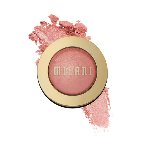 Milani Baked Blush - Corallina (0.12 Ounce) Cruelty-Free Powder Blush - Shape, Contour & Highlight Face for a Shimmery or Matte Finish