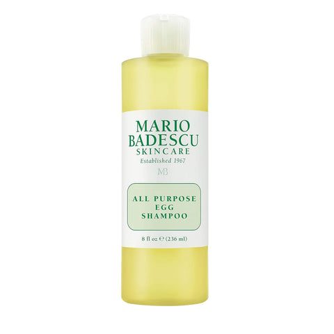 Mario Badescu All Purpose Egg Shampoo for All Hair and Skin Types | Shampoo and Body Wash That Cleanses and Nourishes |Formulated with Egg White Proteins