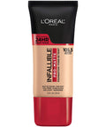 K1828700 Infallible Pro-Matte Liquid Longwear Foundation Makeup, 102 Shell Beige, 1 Fl; Oz.