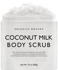 Brooklyn Botany Himalayan Salt Body Scrub - Moisturizing and Exfoliating Body, Face, Hand, Foot Scrub - Fights Stretch Marks, Fine Lines, Wrinkles - Great Gifts for Women & Men - 10 Oz