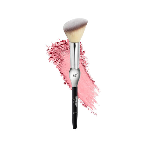 IT Cosmetics Heavenly Luxe French Boutique Blush Brush #4 - for Cream & Powder Blush - Soft-Focus, Naturally Pretty Finish - with Award-Winning Heavenly Luxe Hair