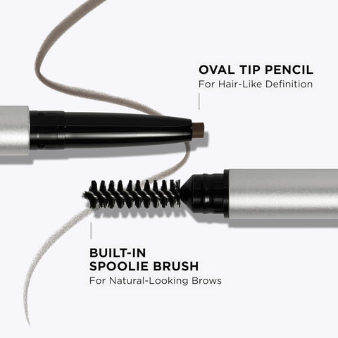 IT Cosmetics Brow Power Eyebrow Pencil - Universal Shades - Long-Lasting, Budge-Proof Formula - with Biotin - Natural-Looking Brows - Built-In Spoolie Brush