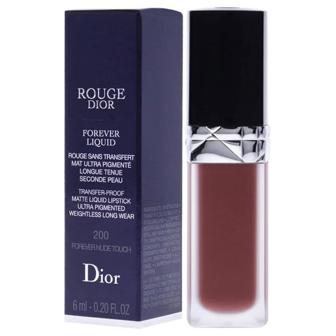 Christian Dior Rouge Dior Forever Liquid Matte - 200 Forever Nude Touch Lipstick Women 0.2 Oz